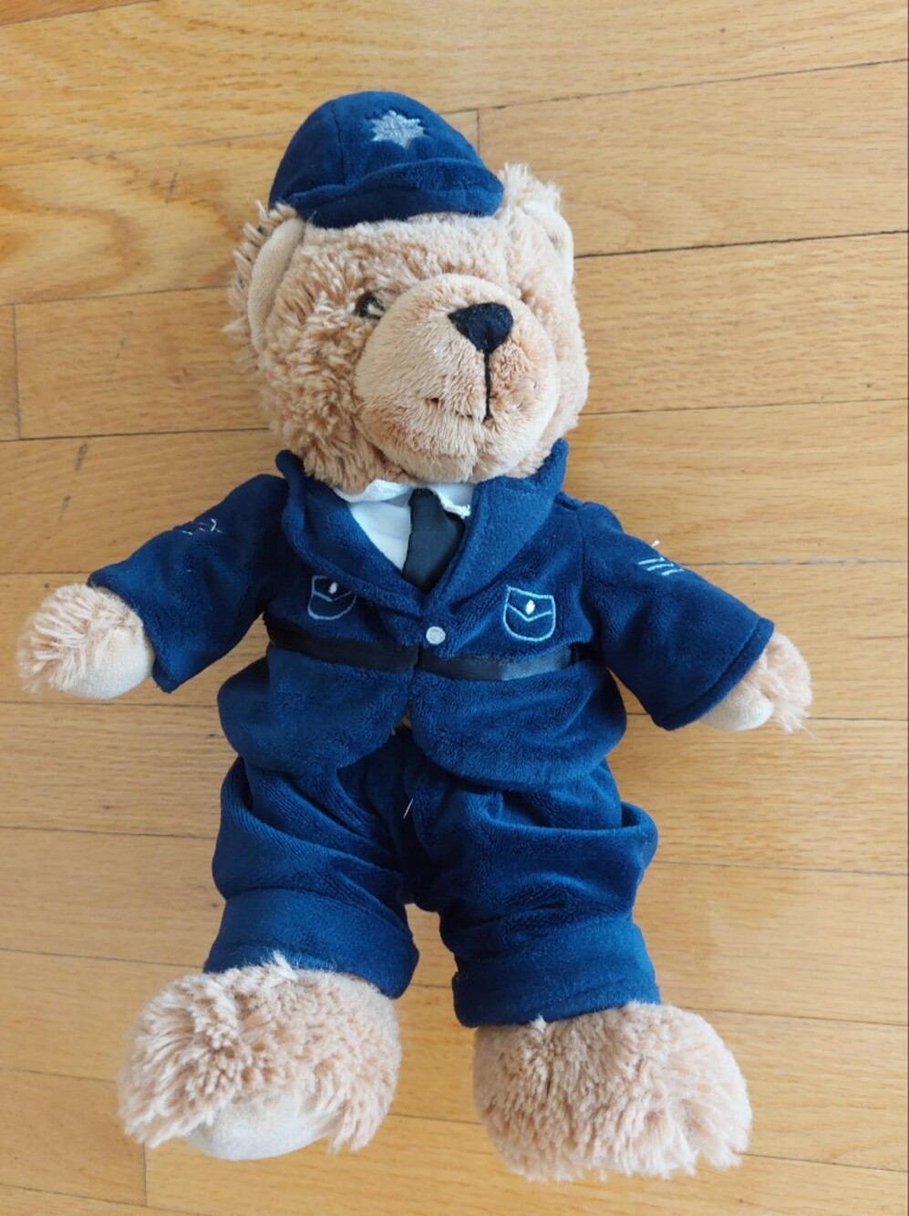 Harrods Blue Plush Policeman Teddy Bear